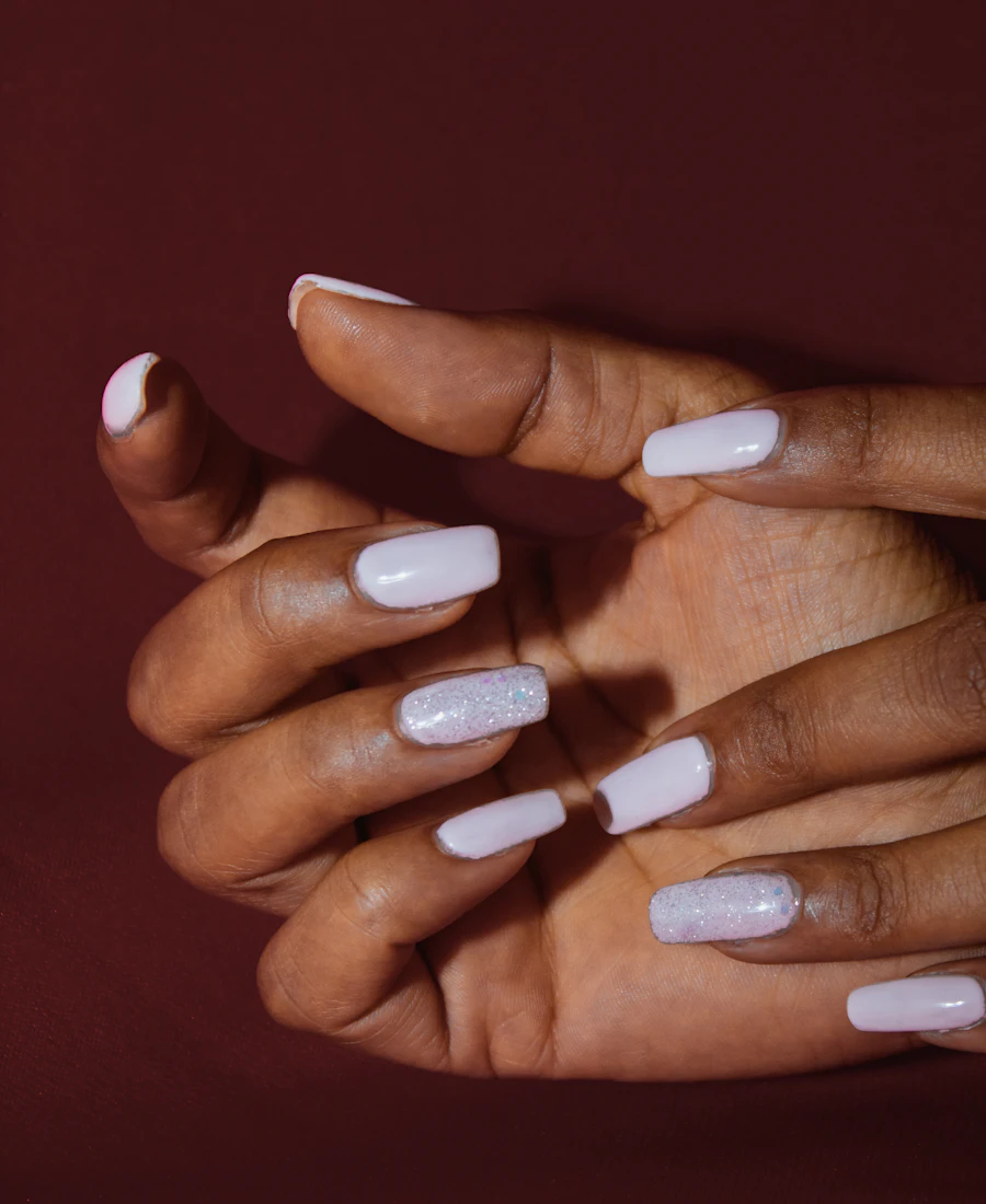 Gel polish manicure